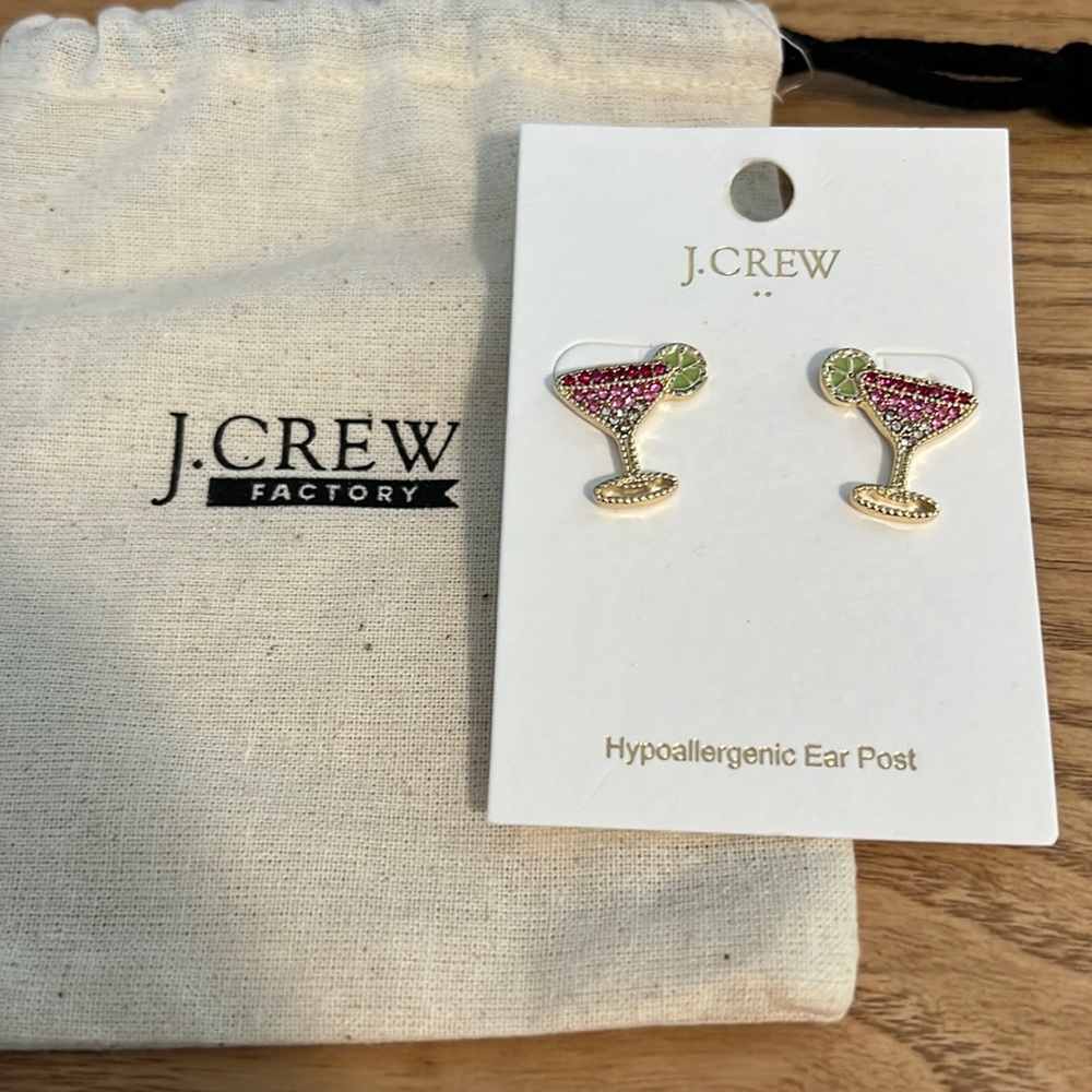 J Crew Margarita Earrings 🍸